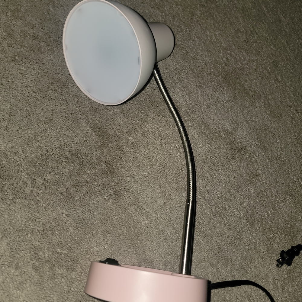 Pink Adjustable Desk Lamp
